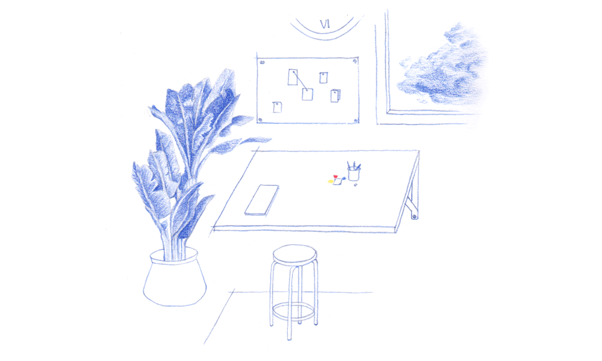 Vue globale du bureau